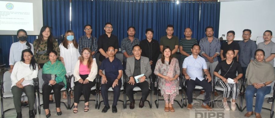 Officers and participants during the capacity-building training for officers and staff of the Water Resources Department in Kohima on September 15. (DIPR Photo)